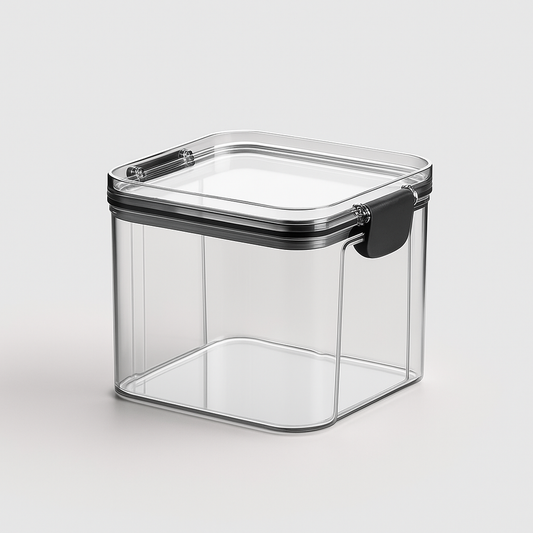 Multipurpose Food Storage Container – Clear Jar with Seal-Tight Lid